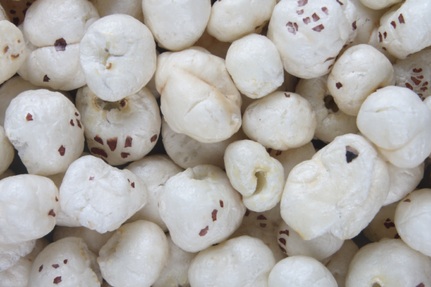 Roasted Makhana or Lotus sedds in bowl